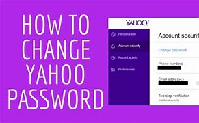 Image result for Change Password in Yahoo! Mail