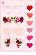 Image result for One Inch Heart Template