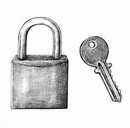 Image result for Key Lock Drawing Easy