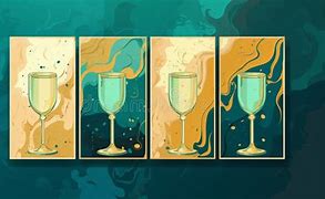 Image result for Gold Champagne Glass