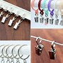 Image result for Outdoor Clip On Curtain Hooks