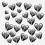 Image result for Apple Heart Emoji and Black as the Backround