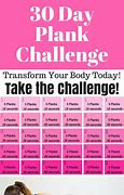 Image result for 28 Day Plank Challenge Printable