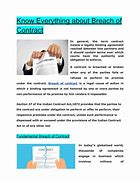 Image result for Breaching a Contract Definition