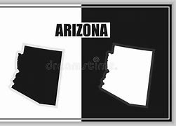 Image result for Arizona Map Double Outline