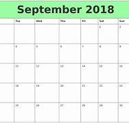 Image result for September 2018 Calendar Printable Org