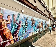 Image result for Wall Murals in Denver Airport