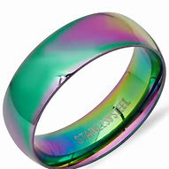 Image result for Colored Stainless Steel Rings