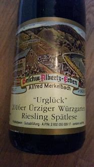 Bildergebnis für Alfred Merkelbach Urziger Wurzgarten Riesling #10 #20