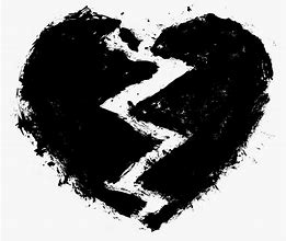 Image result for Black Broken Heart Shattered