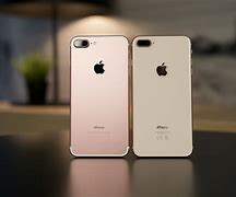 Image result for iPhone 7 Plus Rose Gold vs Ipone 8 Plus
