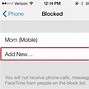 Image result for Blocked Text Message On iPhone
