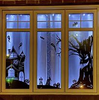 Image result for Large Halloween Window Clings