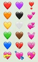 Image result for Heart Shaped Emoji