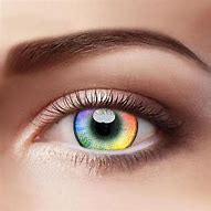 Image result for Rainbow Colored Contacts