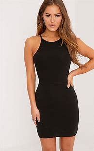 Image result for Black Mini Dress Outfit