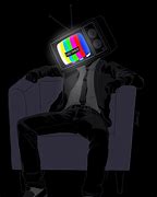 Image result for TV Head Drawing Male Static Screen