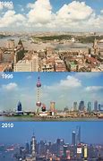 Image result for Shanghai Skyline 1980 vs 2020