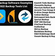 Image result for Examples of Backup Software