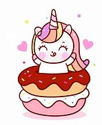 Image result for Kawaii Unicorn Donut Drawing