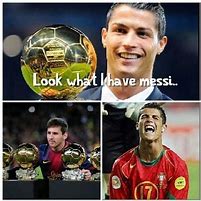 Image result for Messi and Ronaldo Meme Look What I Have