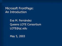 Image result for Microsoft FrontPage