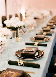 Image result for Black and Gold Wedding Ideas