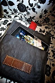 Image result for iPad Leather Case Swivel Screen Vertical or Horizontal