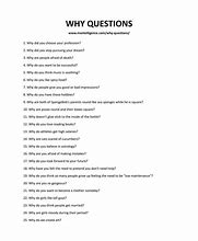 Image result for Why Do We Questions
