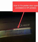 Image result for Printer Door Open Error