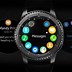 Image result for Samsung Gear S3 Frontier Watch Black Leather Blue Stitching Bands