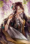 Image result for Anime Guy Playing Flute