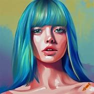 Image result for Cyan Hair