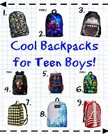 Image result for Cool Boy Backpacks