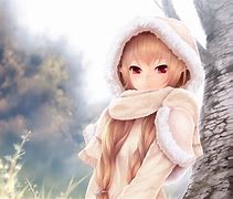 Image result for Winter Anime Girl with Blonde Hair