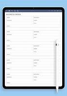 Image result for Address Book Template with Icons