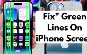 Image result for Green Lines On iPhone Screen Water Damage