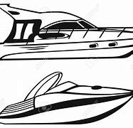 Image result for Fishing Boat Black and White Clip Art