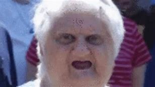Image result for Crazy Old Lady Face