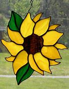 Image result for Stained Glass Sunflower