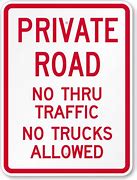 Image result for No Trucks Traffic Sign