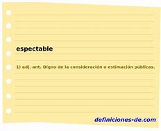 Image result for espectable