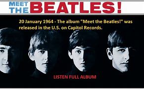 Image result for List of Songs On Meet the Beatles