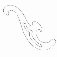 Image result for French Curve Ruler Printable