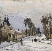 Image result for Camille Pissarro Artworks Snow