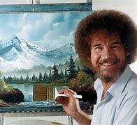 Image result for Painter Bob Ross Smoking