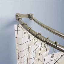 Image result for Shower Curtain Rod with Quick Disconnect