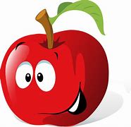 Image result for Red Apple Cartoon Face
