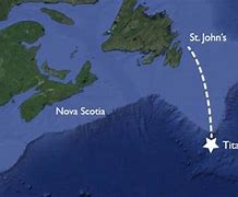 Image result for Newfoundland Titanic Location