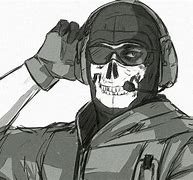 Image result for Ghost Mask Cod Drawing